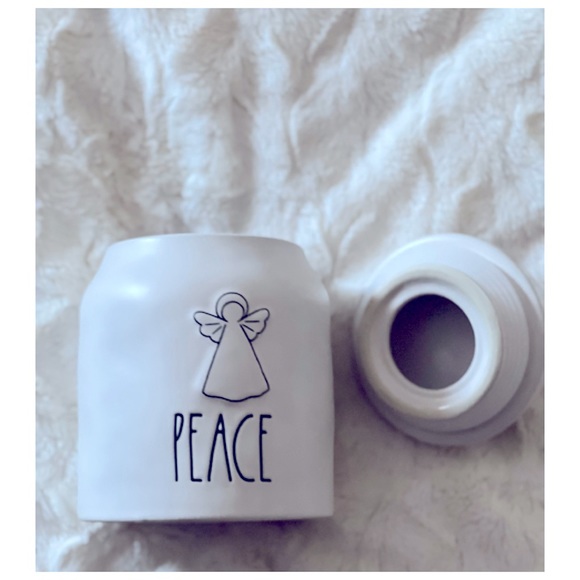 NEW Rae Dunn Christmas Peace Angel Canister - Picture 5 of 6